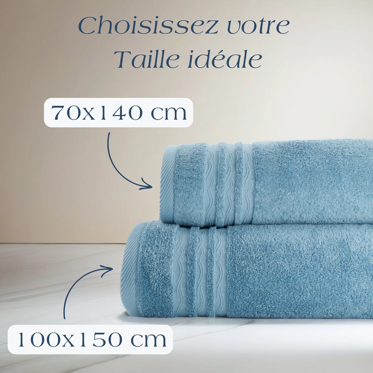 Drap de Bain Signature Océan Collection Océan