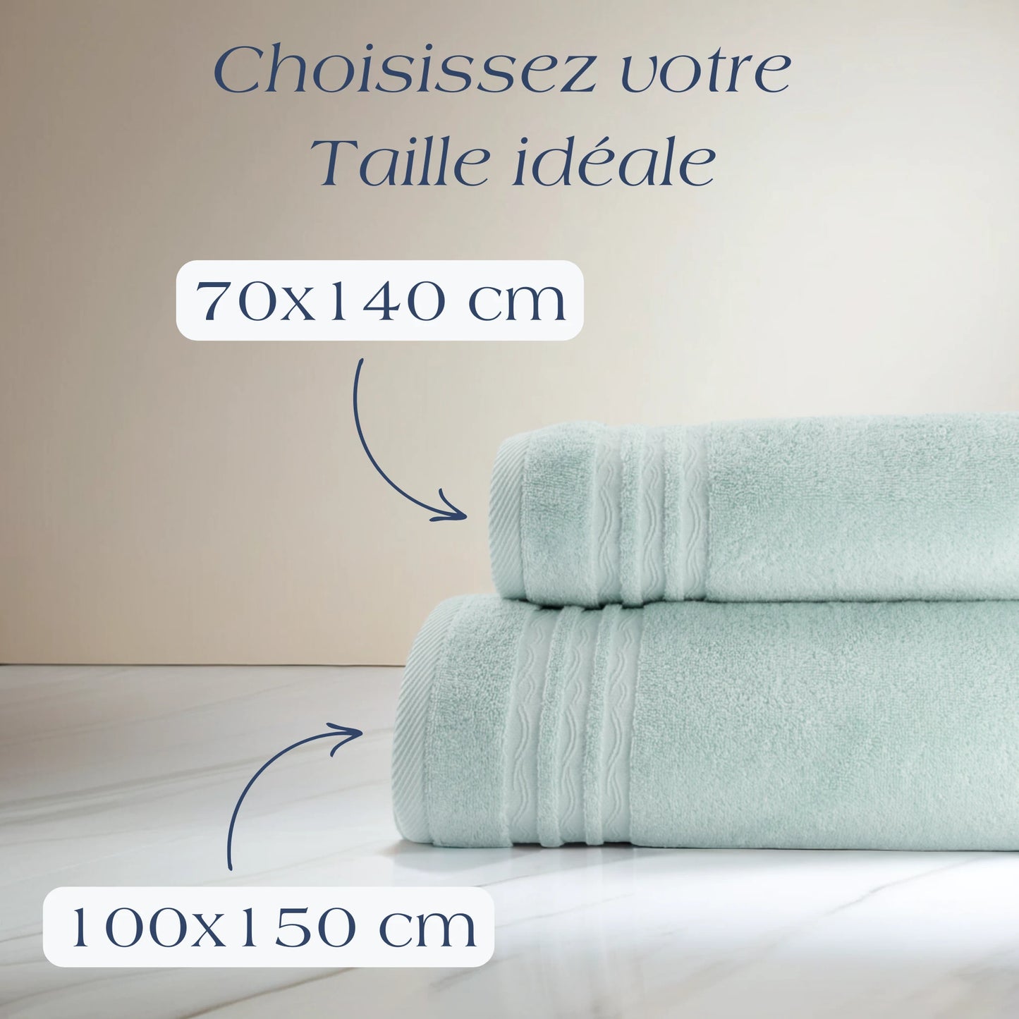 Drap de Bain Signature Océan Collection Océan