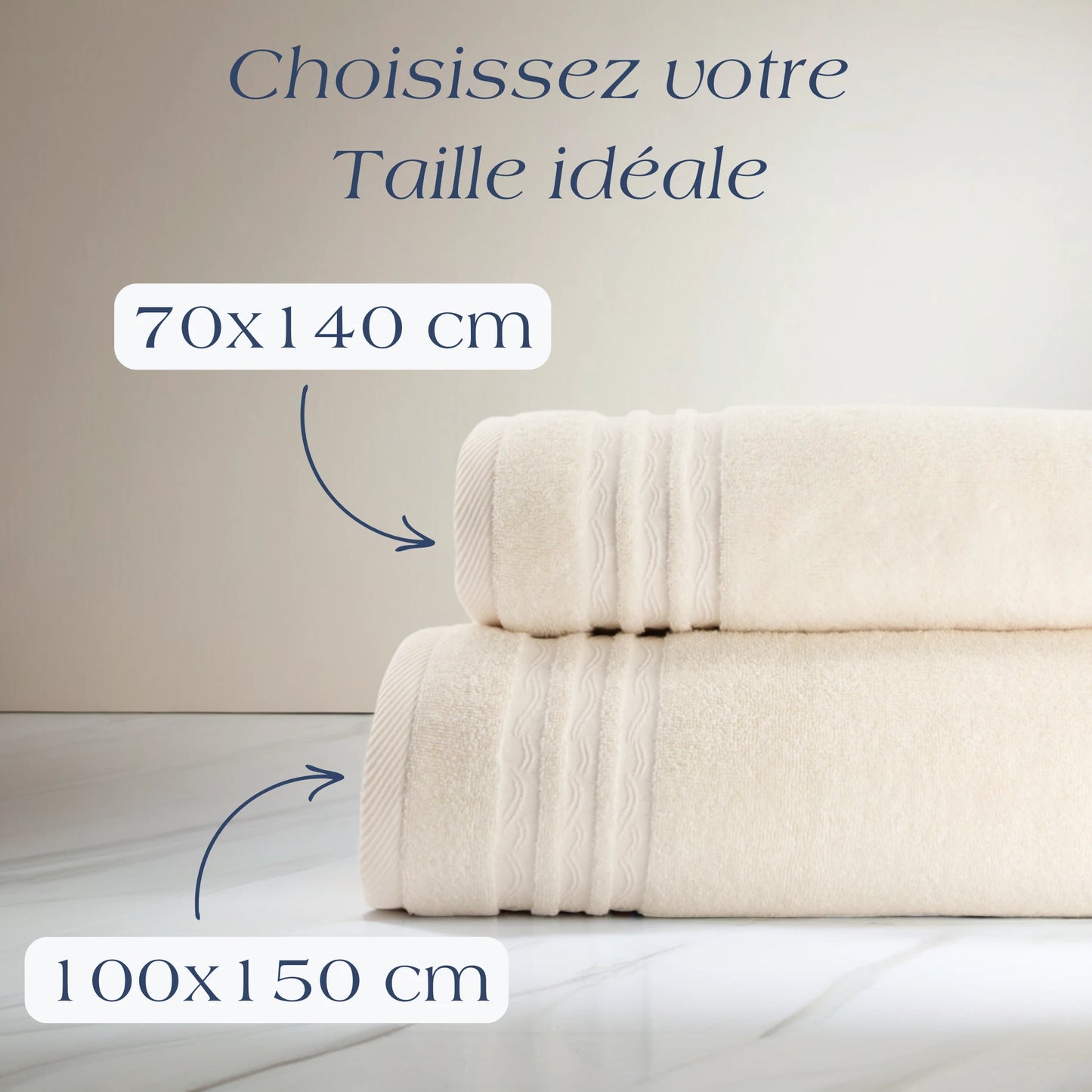 Drap de Bain Signature Océan Collection Océan