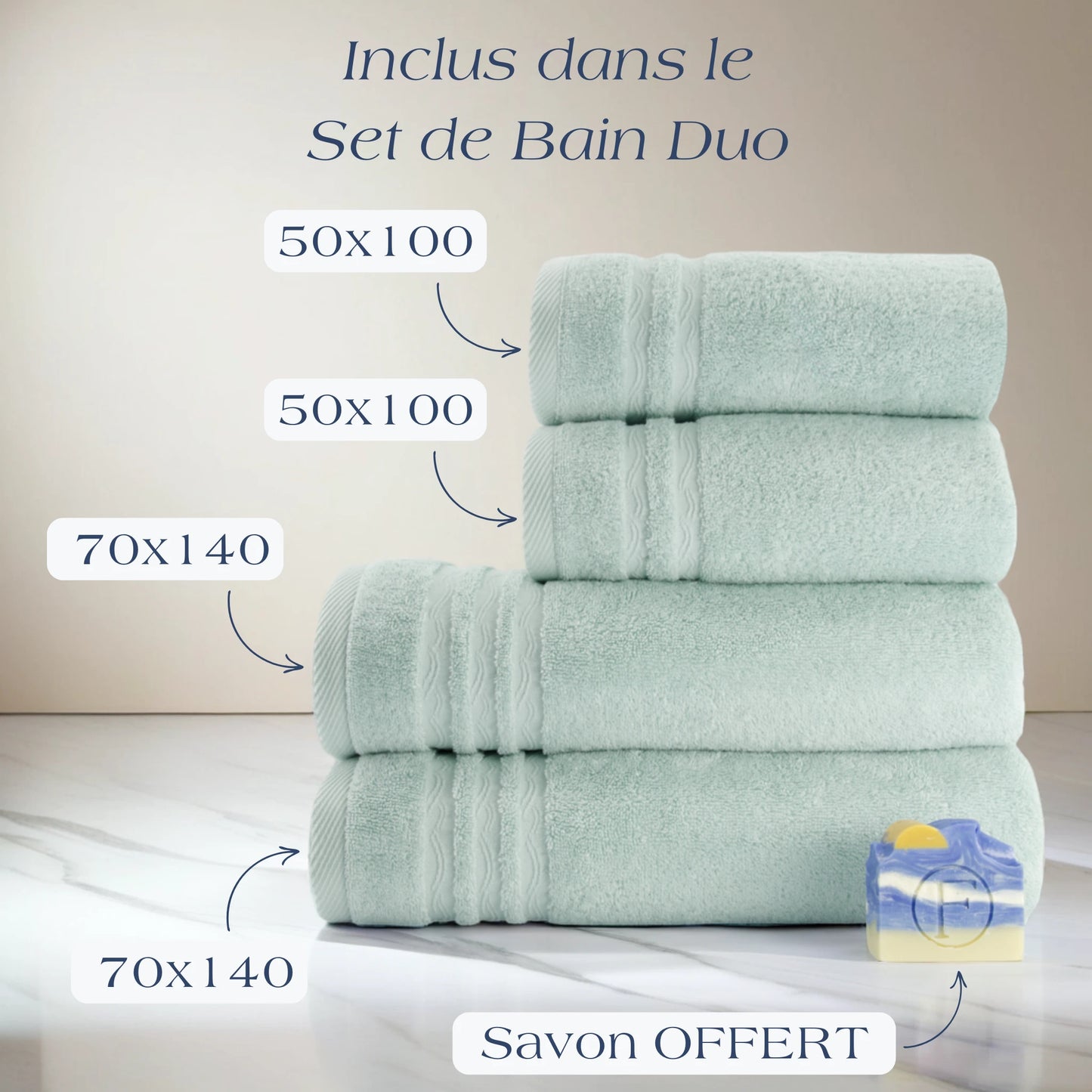Set de Bain Signature Océan Collection Océan