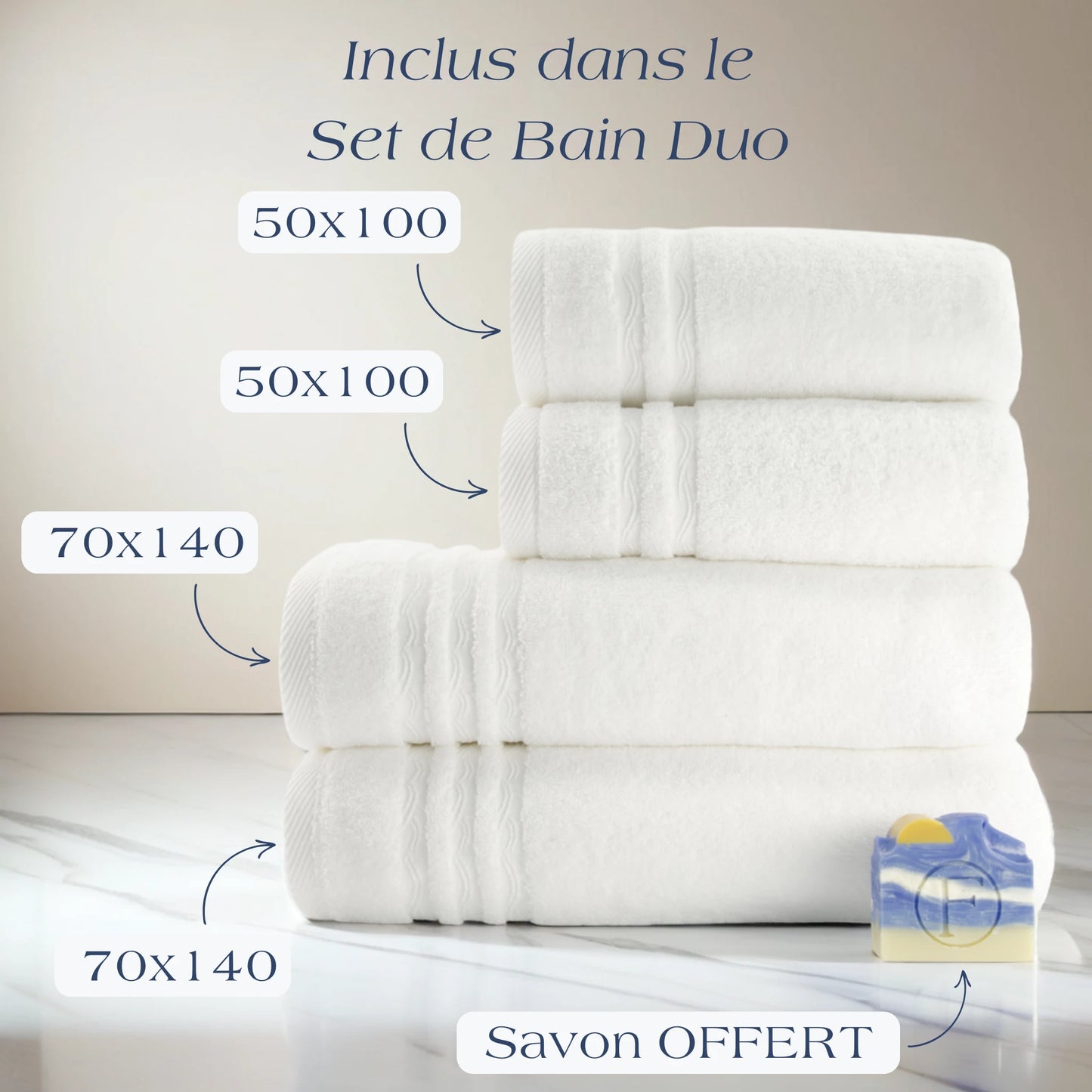 Set de Bain Signature Océan Collection Océan