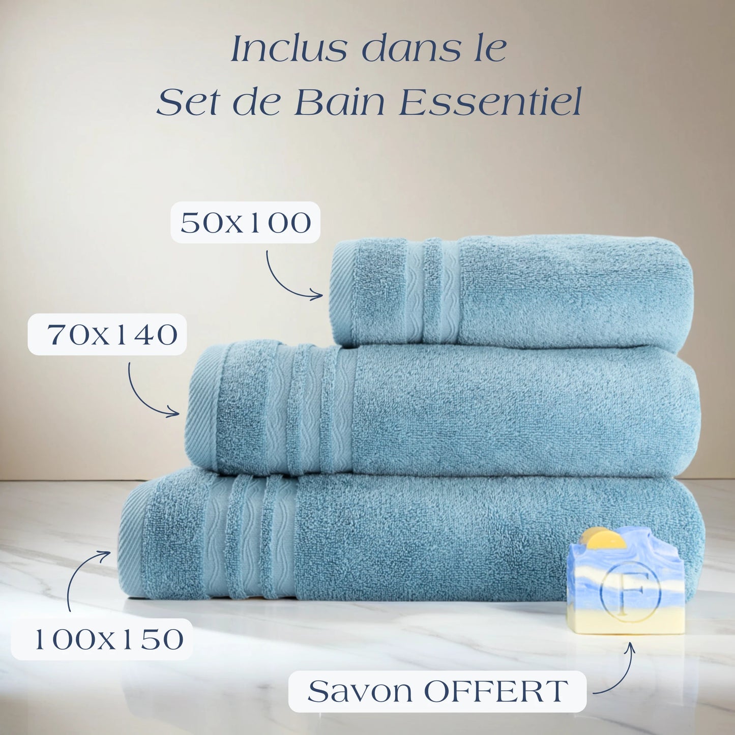 Set de Bain Signature Océan Collection Océan