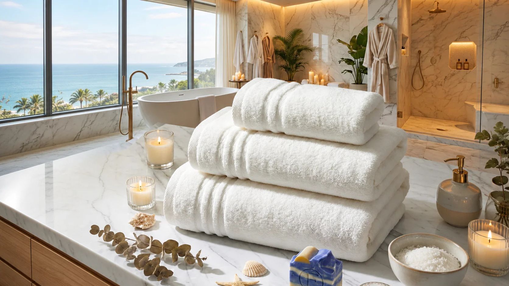 Linge de bain haut de gamme FLAMARDA pour une idée cadeau Fête des Mères