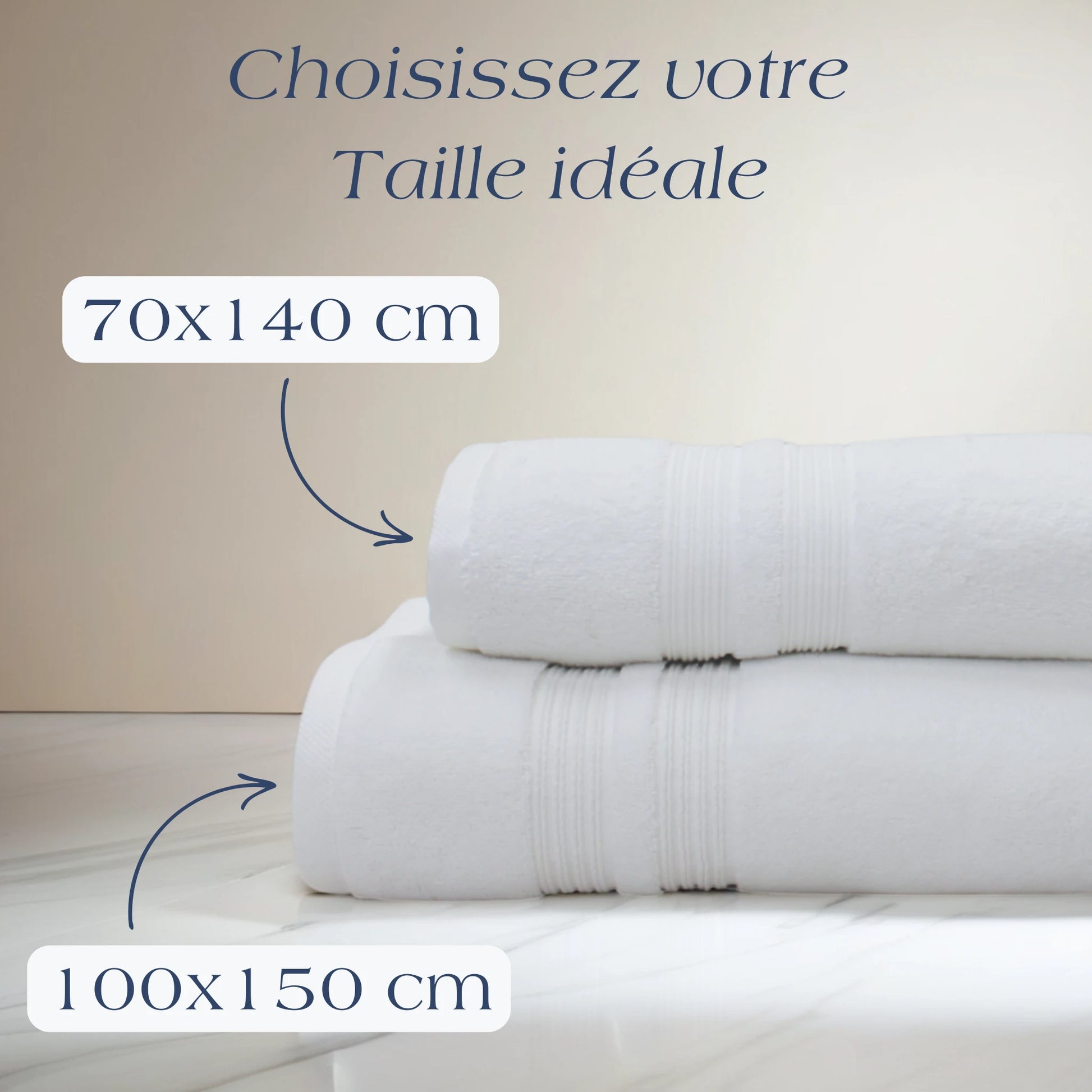 Drap de Bain Sérénité Lagune Collection Lagune