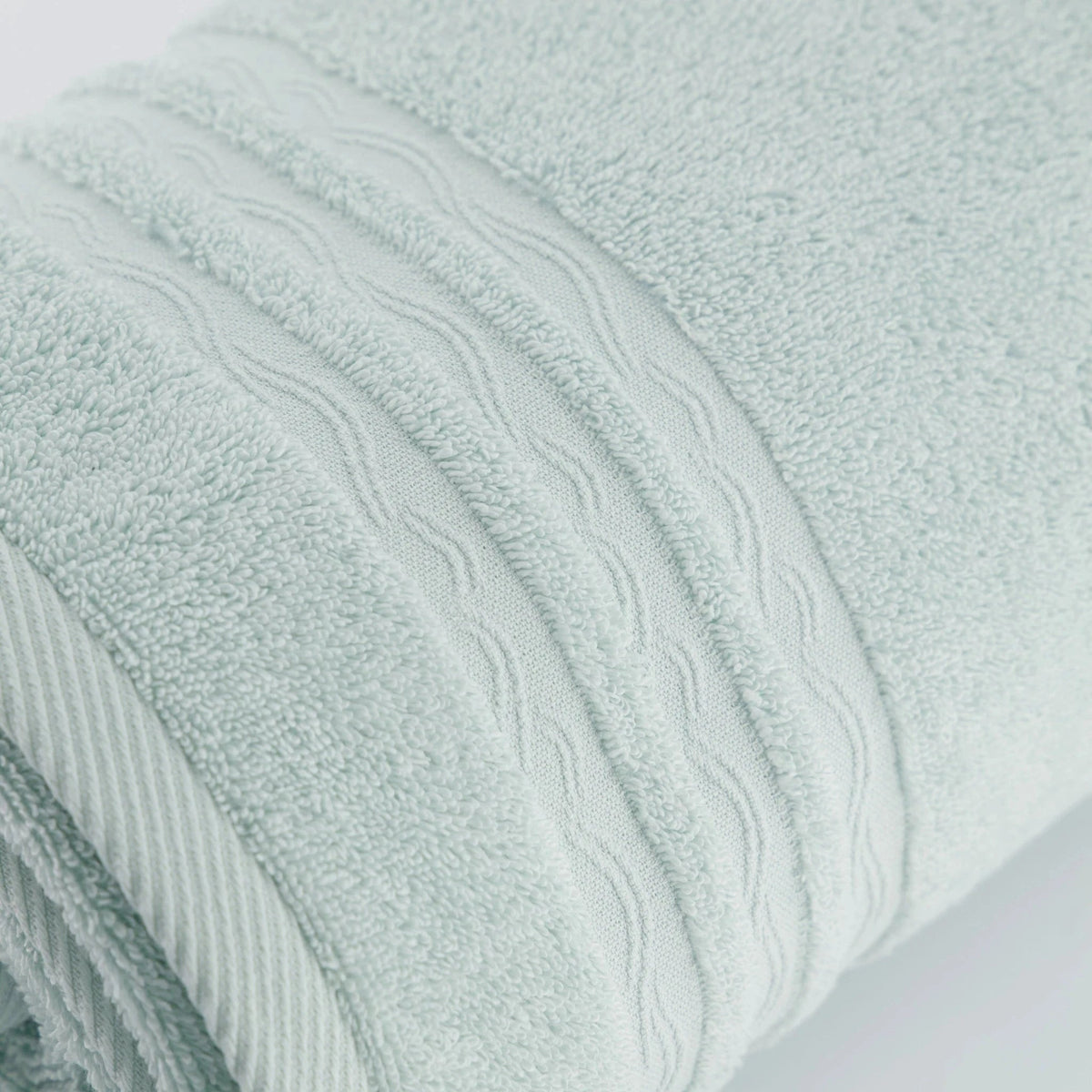Set de Bain Signature Océan Vert Céladon FLAMARDA avec serviettes assorties