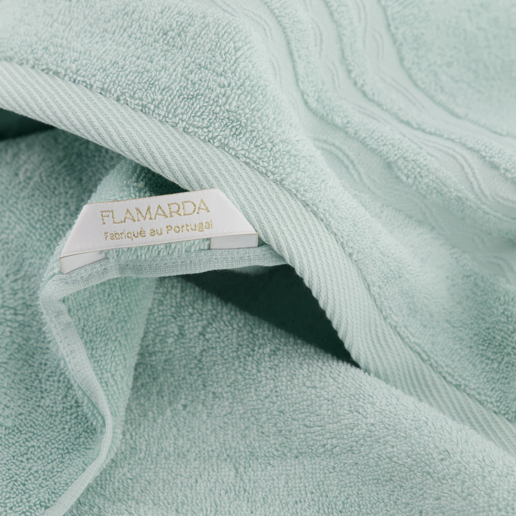 Set de Bain Signature Océan Vert Céladon FLAMARDA, linge de bain coordonné