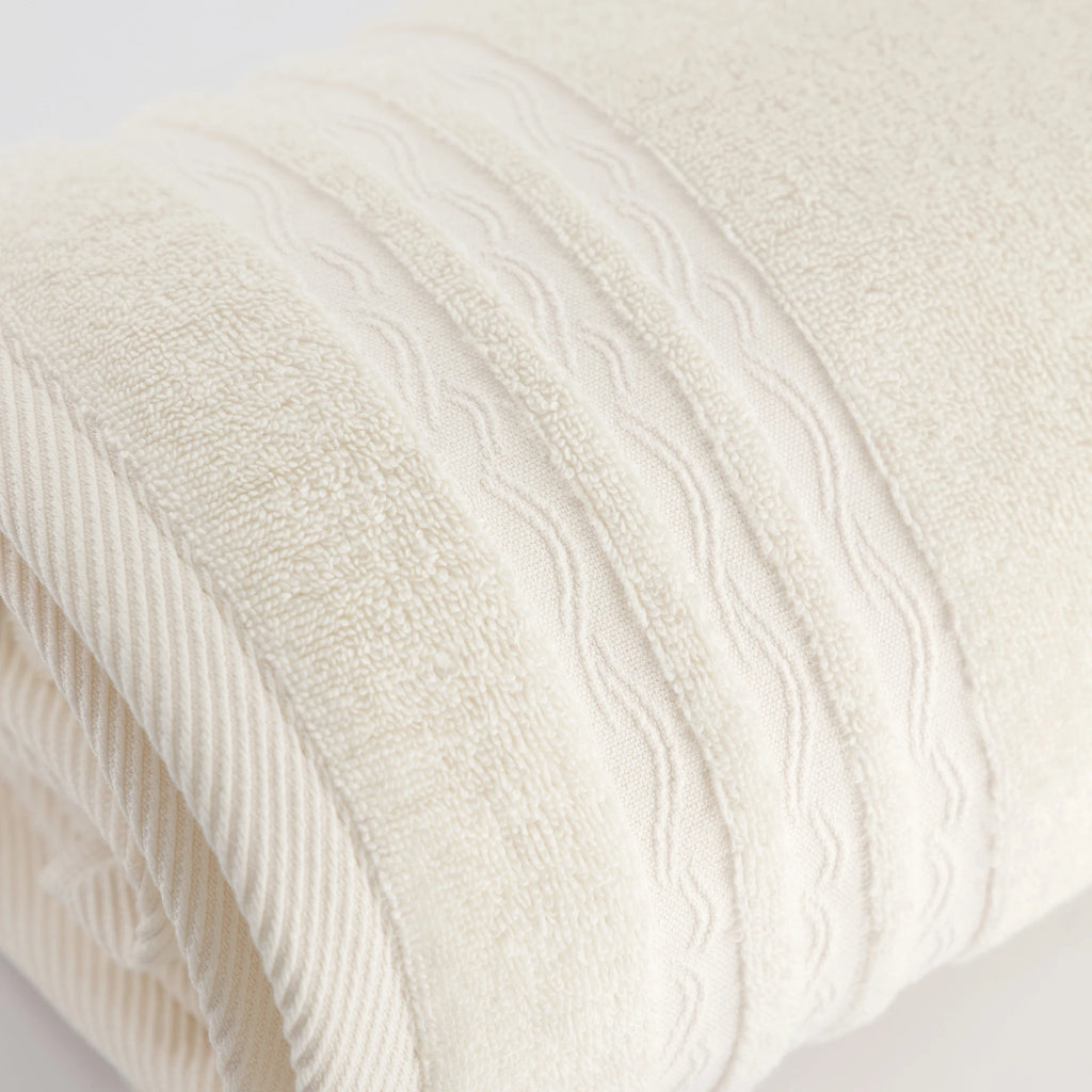 Set de Bain Duo Signature Océan Sable Naturel FLAMARDA avec serviettes coordonnées