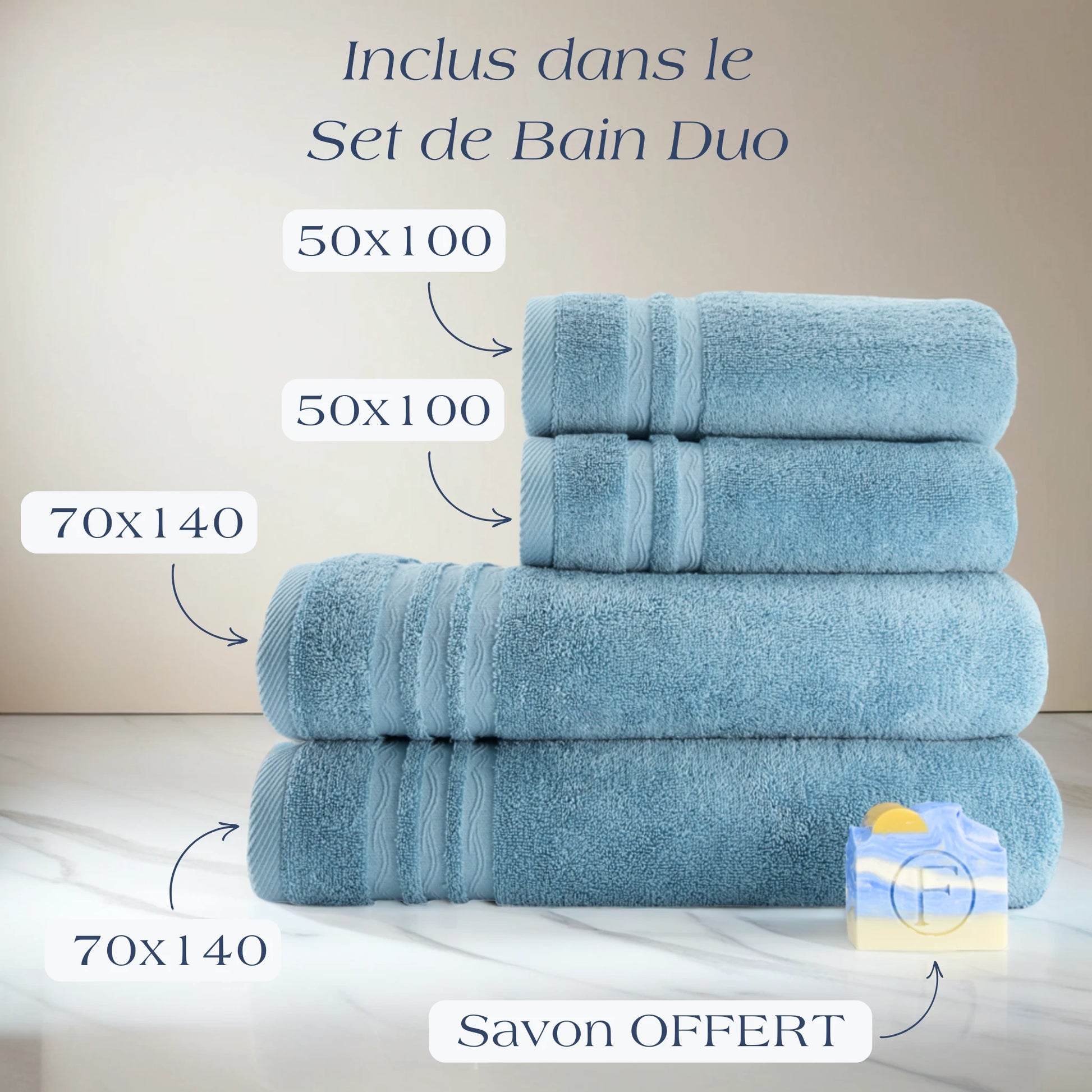 Set de Bain Signature Océan Collection Océan