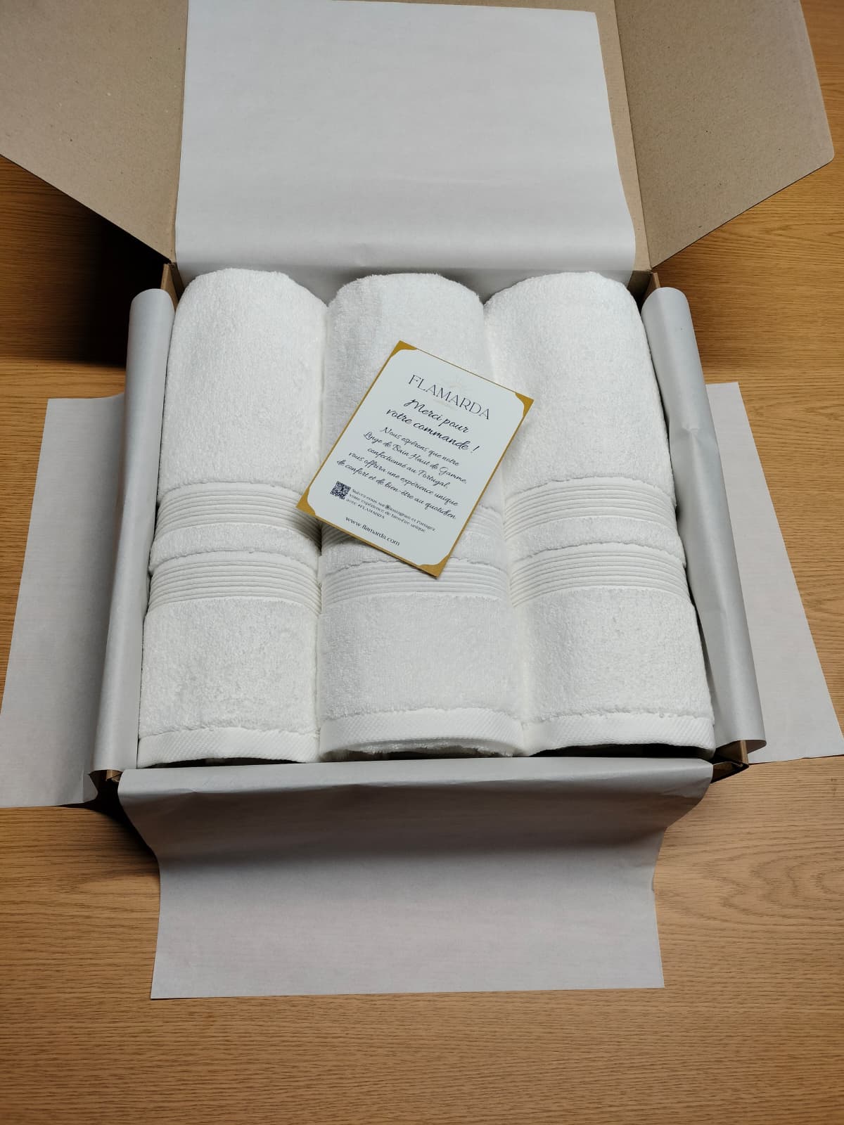 Serviette de bain sérénité lagune blanc perlé